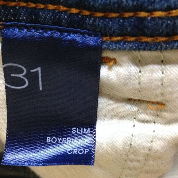 Anthropologie Pilcro and the Letterpress Slim Boyfriend Crop Jeans 31 - Picture 3 of 6